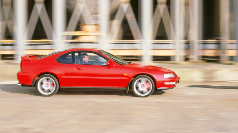 Honda Prelude at speed