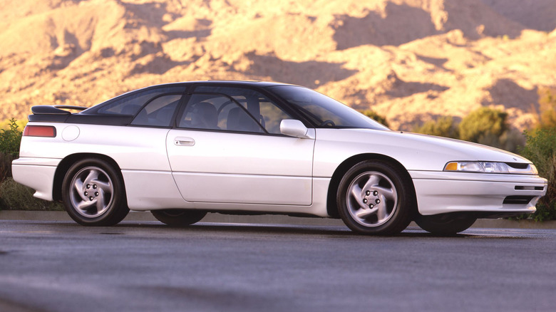 Subaru SVX in white