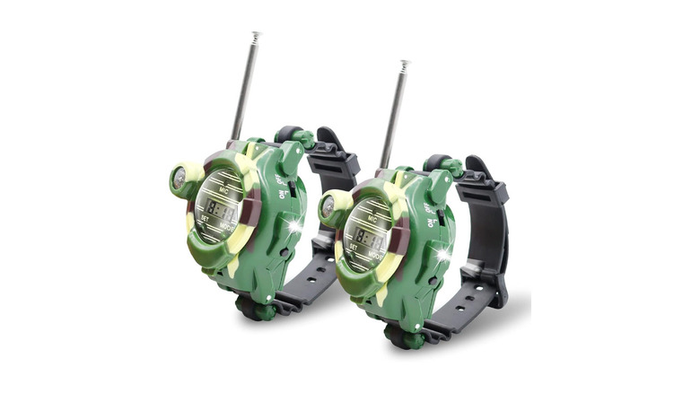 A pair of walkie talkie watch toy for kids