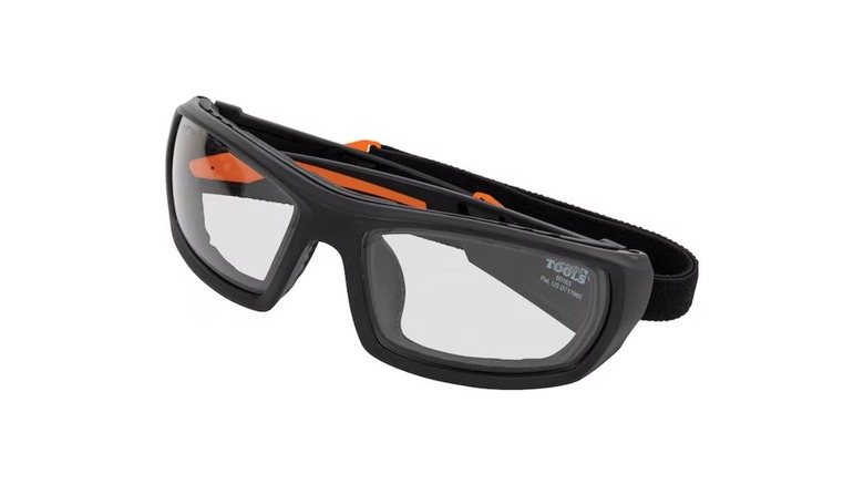 Klein Gasket Safety Glasses on a white background