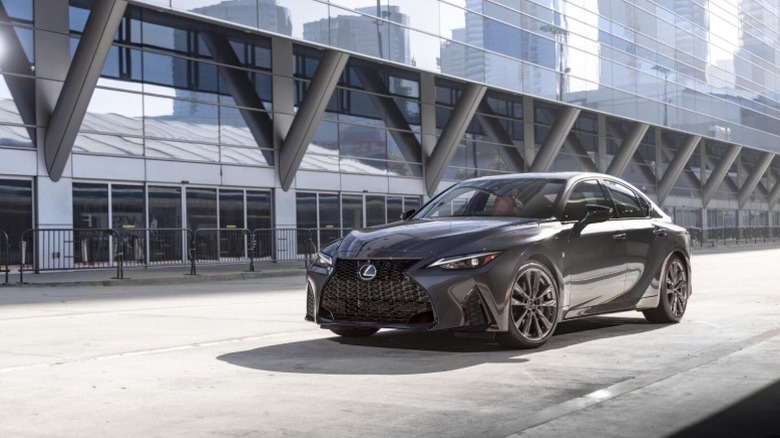 A black 2025 Lexus IS 300