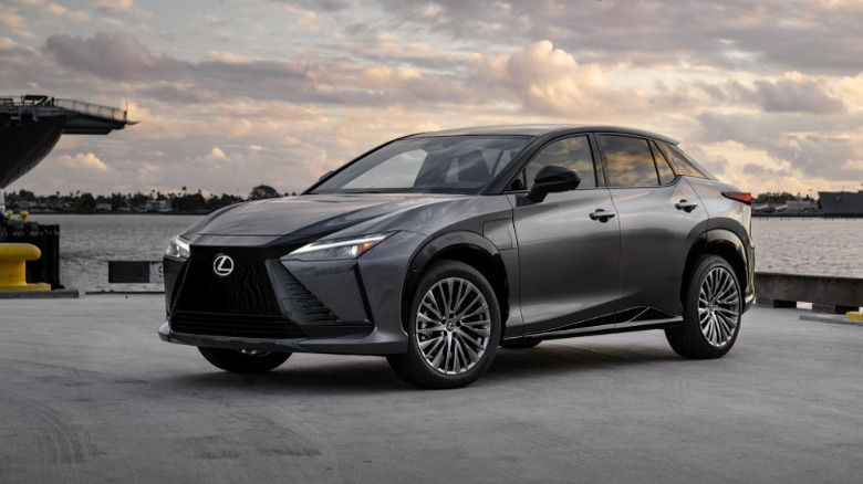 A black 2025 Lexus RZ