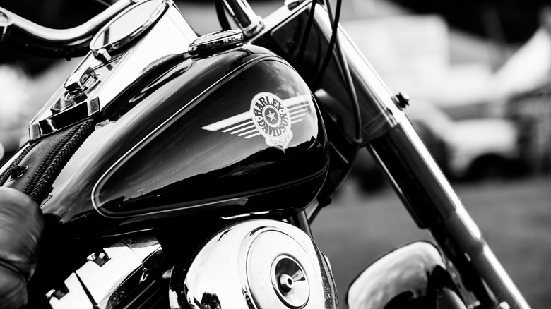 Harley Davidson Logo on tank