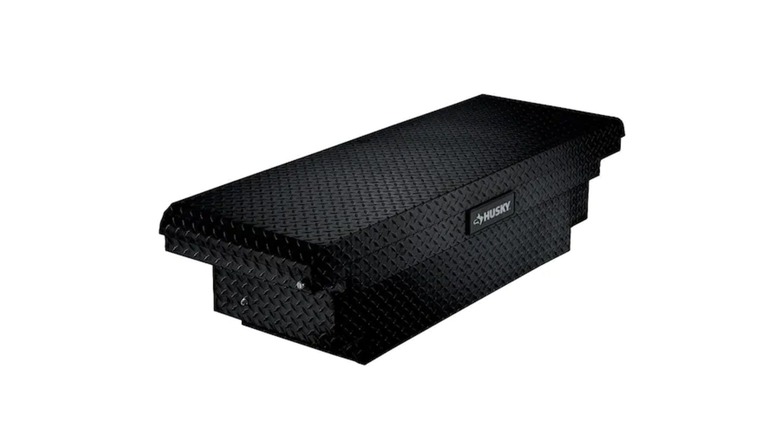 Husky's Husky Low Profile Mid-Size Crossbed Truck Tool Box, black