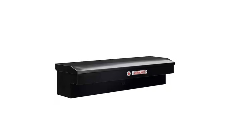 The Lo-Side Truck Tool Box by Weather Guard, black