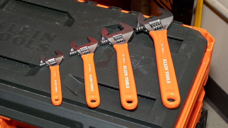 Klein Tools 4-Piece Adjustable Wrench Set