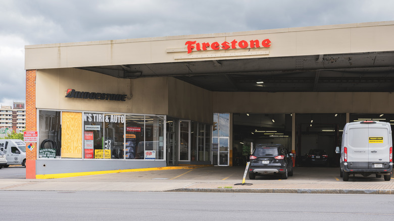 firestone tire shop exterior