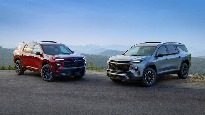 Pair of Chevrolet Traverse SUVs