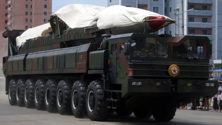ws51200 icbm truck north korea