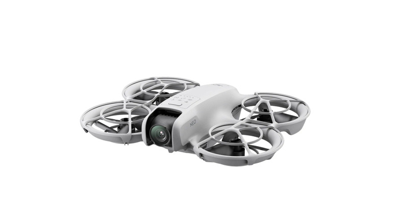 The DJI Neo over a white background