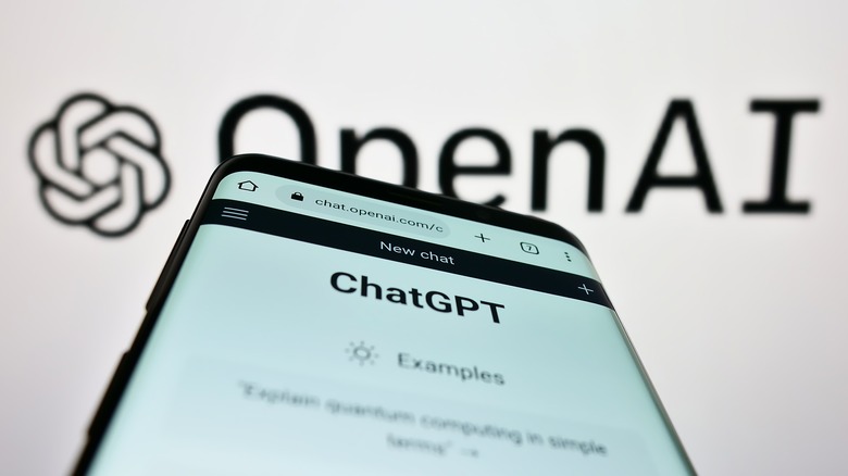 ChatGPT ai on smartphone