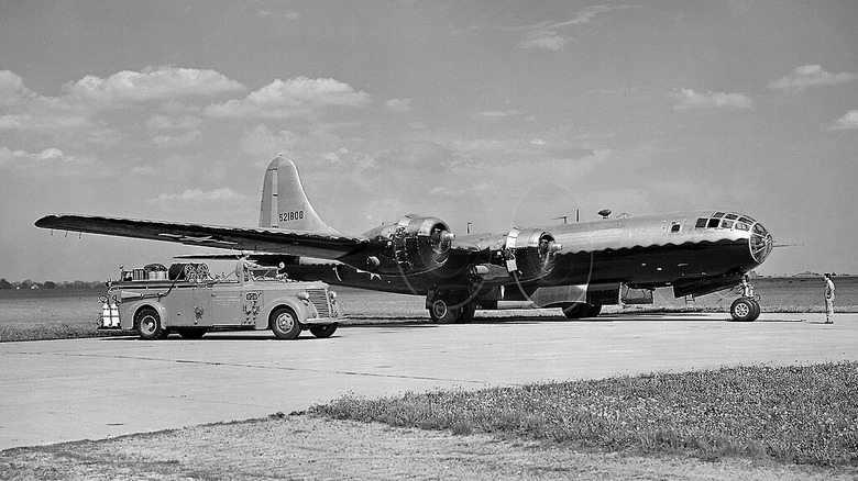 Boeing B-29 Superfortress at the Lewis Flight Propulsion Laboratory