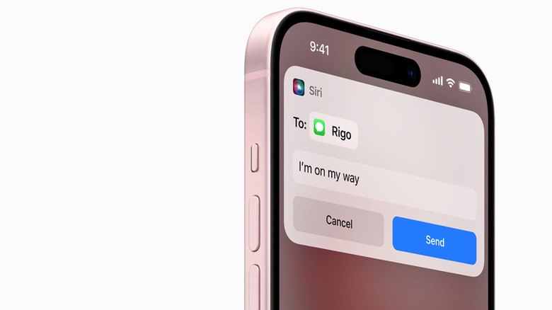 siri sending a text