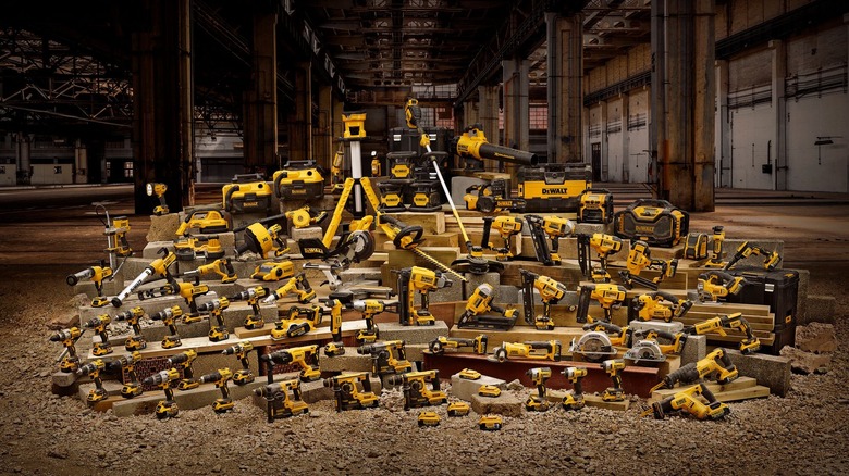 Assorted DeWalt tools