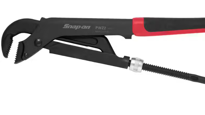 Snap-on pliers wrench with a focus on the wrench portion at the front end