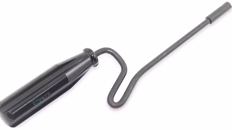 A Snap-on swivel handle deburring speed driver