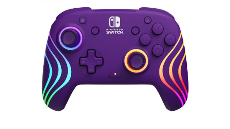 A PDP Afterglow controller for the Nintendo Switch 