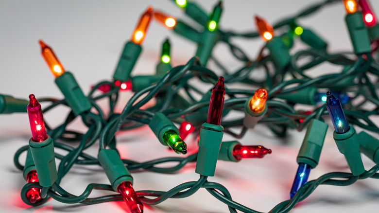 Tangled christmas lights