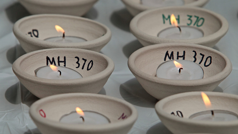 candle rememberance for flight MH370