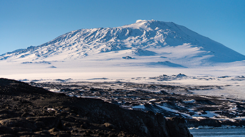 Mount Erebus in the distance