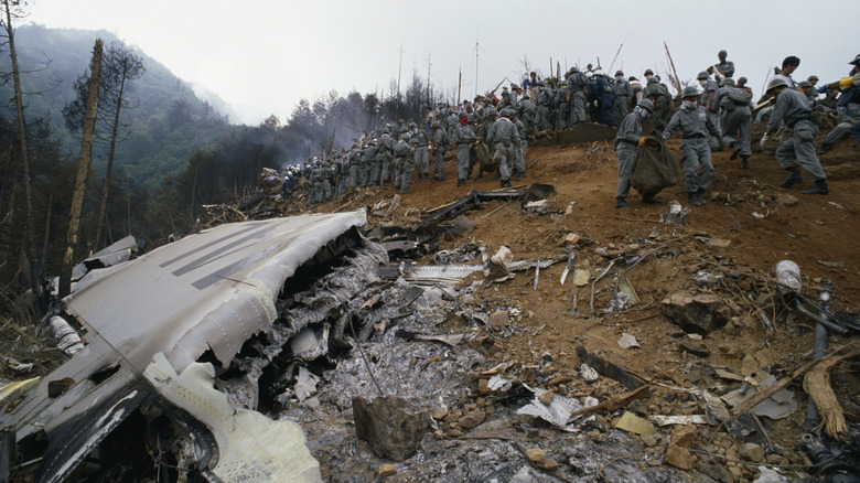 debris from JAL flight 123