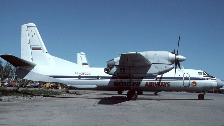 the An-32 aircraft used by Air Africa and involved in the crash