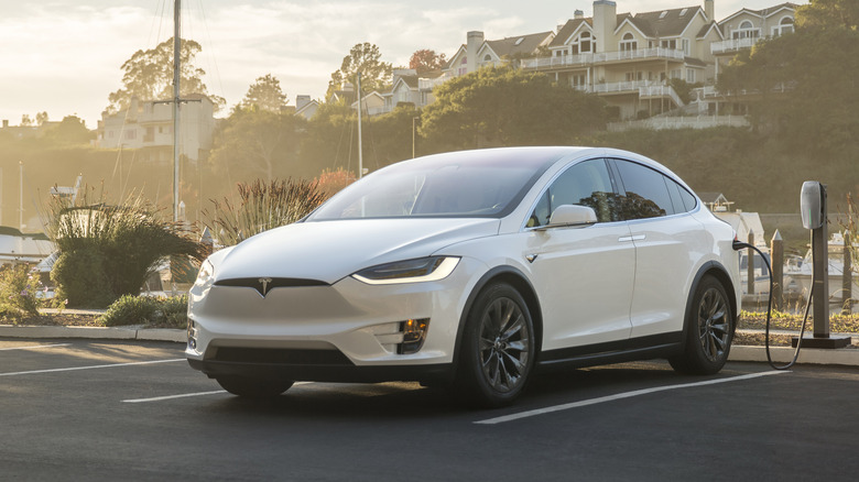 Tesla Model X charging