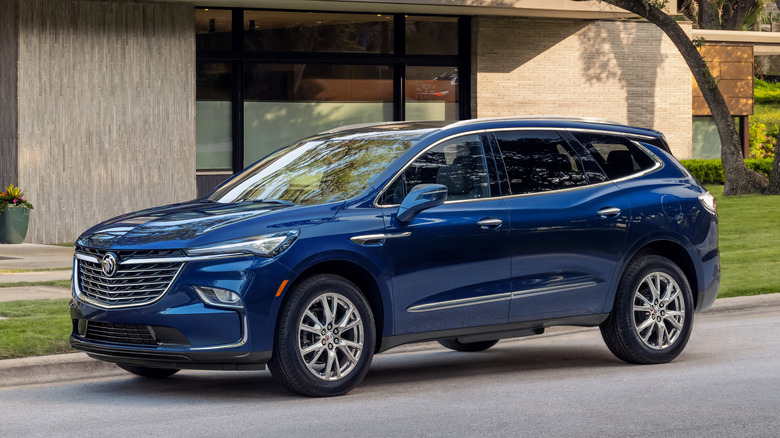 2023 Buick Enclave parked by house