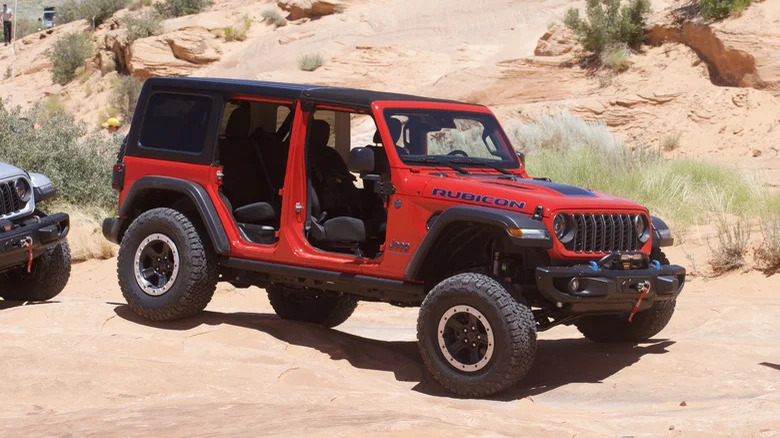 Jeep Wrangler in Moab, Utah