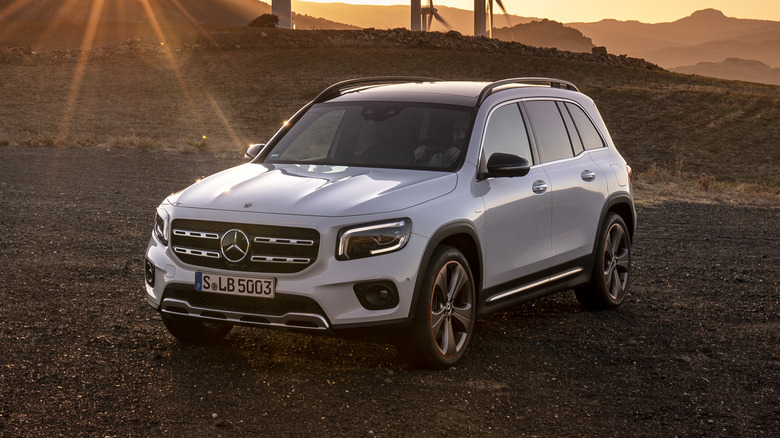 Mercedes-Benz GLB at sunset