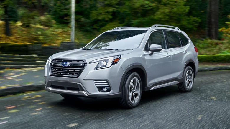 2022 Subaru Forester on fall day