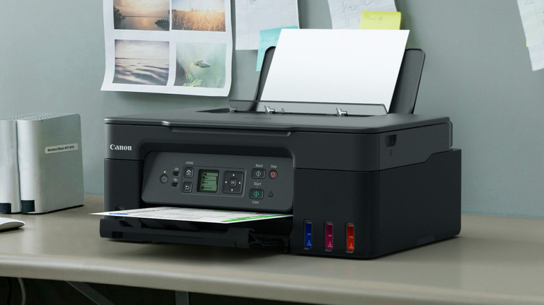 Canon PIXMA MegaTank G3270 on desk