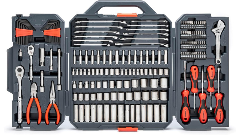A stock image of a Crescent brand tool set