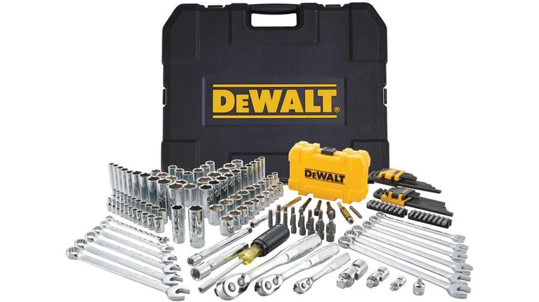 A stock image of a Dewalt tool set