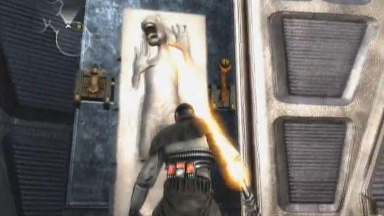 Gungan in carbonite, The Force Unleashed