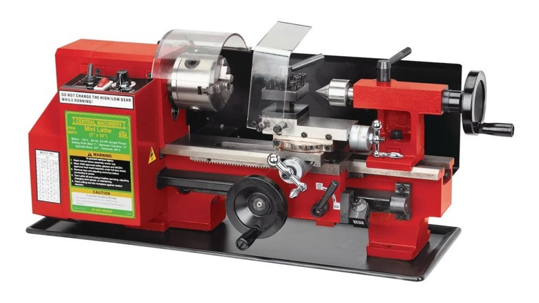Central Machinery 7-Inch by 10-Inch Precision Benchtop Mini Lathe