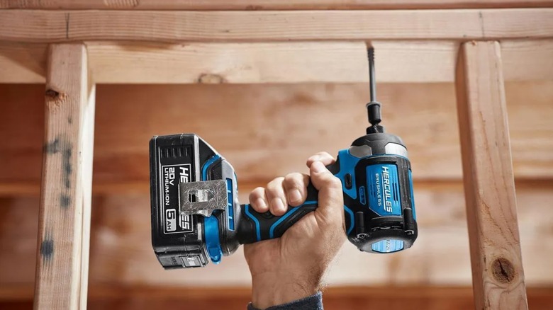 driving fastener with Hercules impact driver