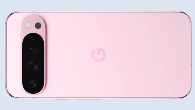 Google Pixel 9 Pro in pink.