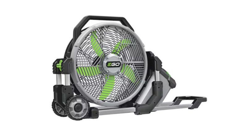 EGO POWER+ 18 Misting Fan on display