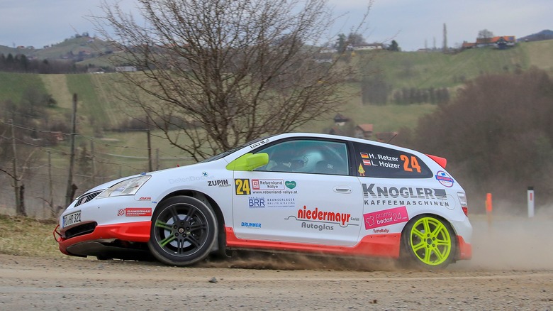 Honda Civic at local rally