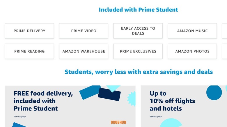 Prime Student homepage
