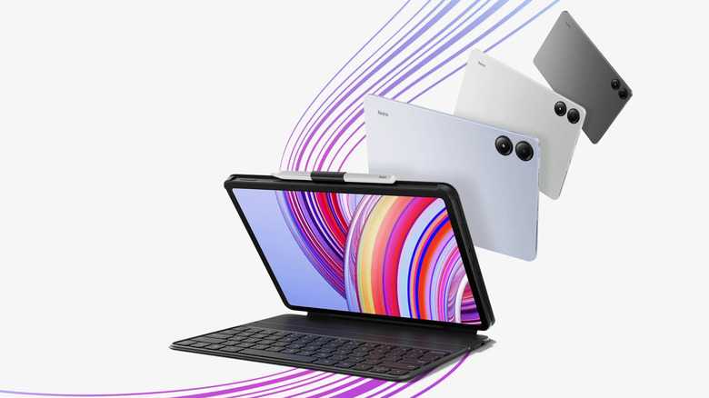 Xiaomi Redmi Pad Pro rear and display