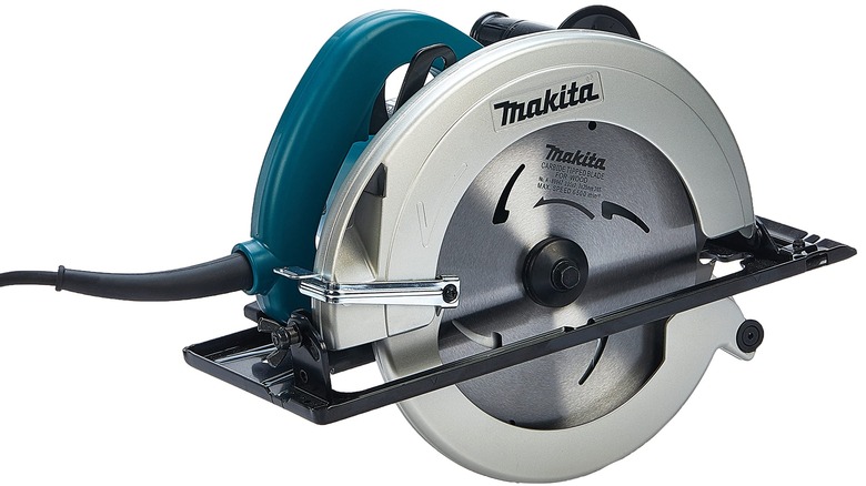 Makita Circular Saw on white background