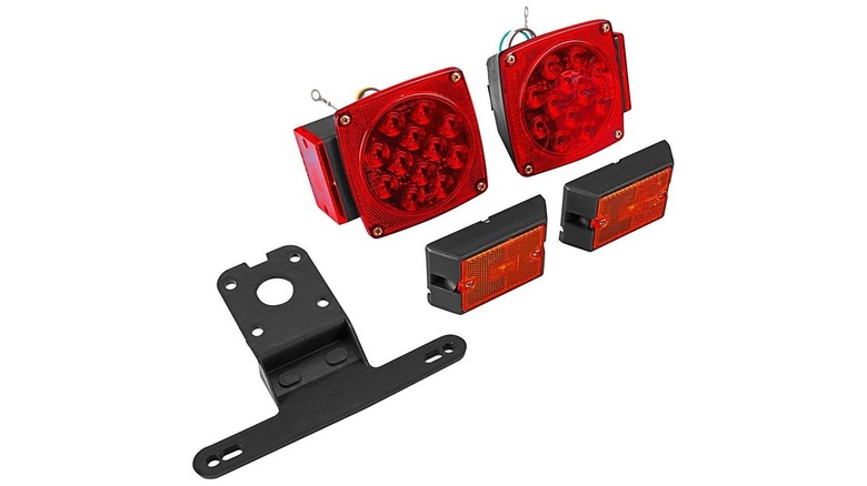 harbor freight 12v led trailer light kit