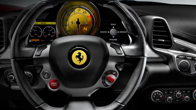 Ferrari 458 Italia Interiors