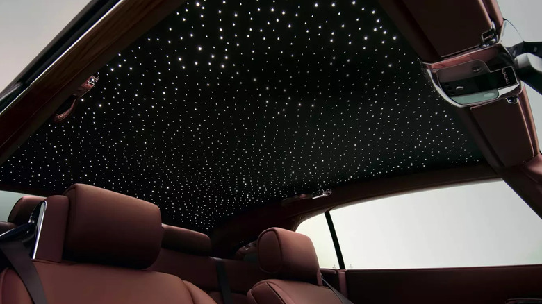 Rolls-Royce Starlight Headliner Control in use