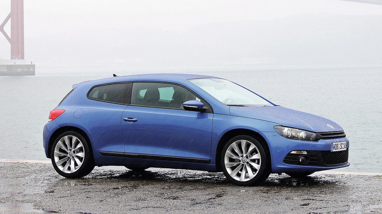 VW Scirocco profile parked