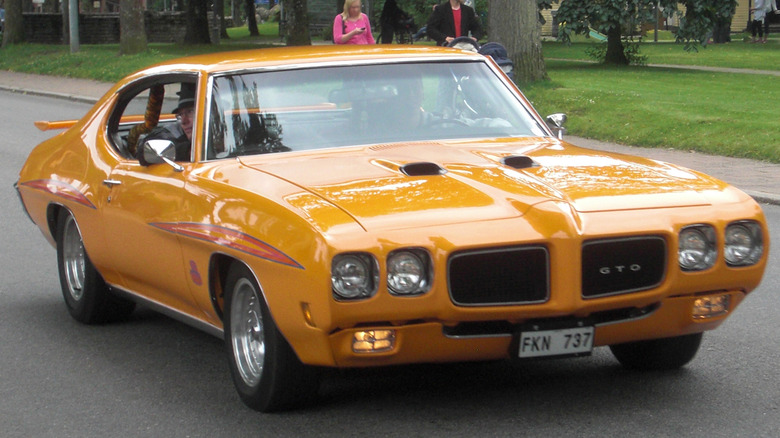 Mustard 1970 Pontiac GTO
