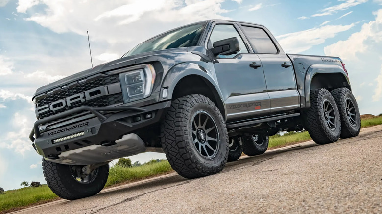 Hennessey VelociRaptor 6x6 low shot
