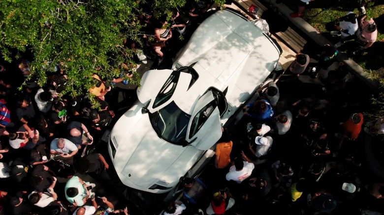 Aspark Owl viewed from above